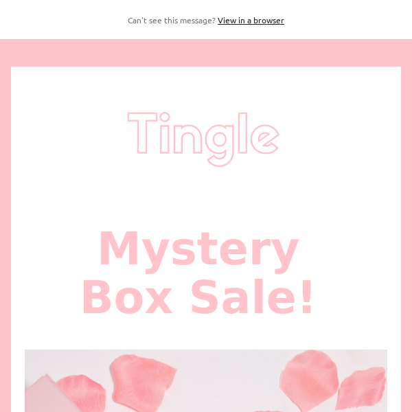 Mystery Boxes now £7.50 🤩 Ending Soon