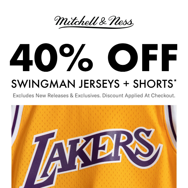 Mitchell & Ness Kareem Abdul-Jabbar Los Angeles Lakers Gold Metallic Jersey