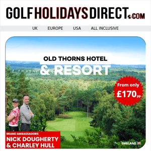 OLD THORNS HOTEL & RESORT 🇬🇧😍⛳