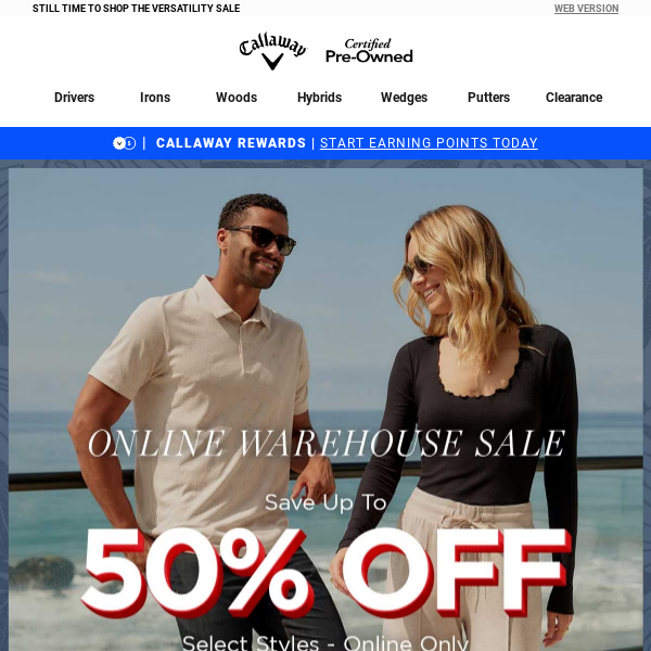 Just For You: Up To 50% Off TravisMathew Apparel