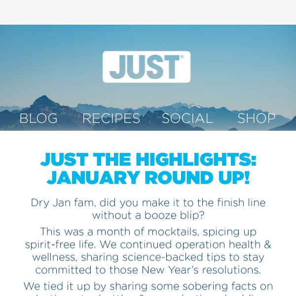 ICYMI: The Juicy Dry Jan Deets