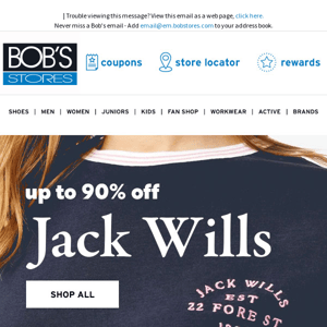 Hot DEAL --> Up to 90% OFF Jack Wills