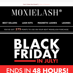 ⏳Only 48 hours left! Black Friday in July is almost over!
