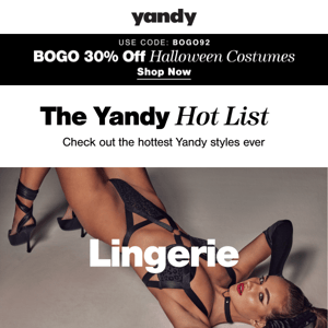 The Yandy Hot List 🔥 😛