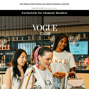 You’re invited to exclusive Vogue events