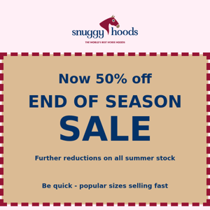 Don't Miss the End of Season Sale 🐴🔥