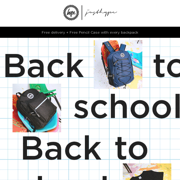 Hype Pink Drip Badge Backpack, School Rucksack & Bag in 2023