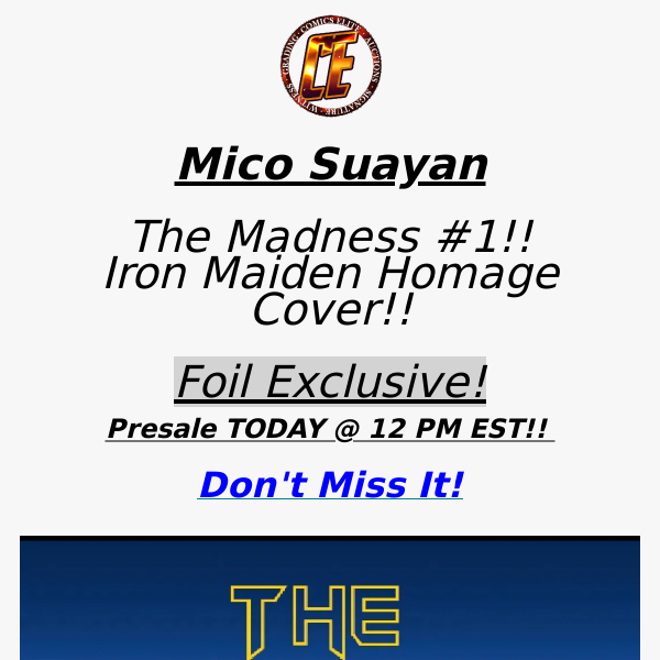 MICO SUAYAN - THE MADNESS FOIL COVER! NOW LIVE!