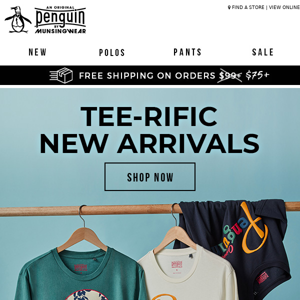 Calling All Tee Lovers - New Styles Just Dropped.
