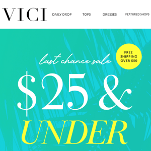 Vici Collection, Got $10? We’ve Got $10 & Up Styles