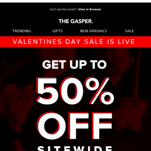 Up to 50% OFF Sitewide…