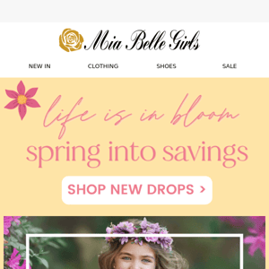 Mia Belle Girls, have you seen our new spring releases? 👀🌸🌸