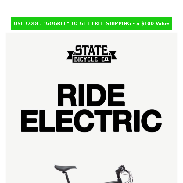 $100 off offer - Save On Gas, Go Electric With Our First Ever E-Bike! 🔌 ✅