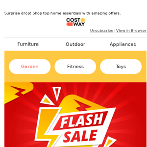 Hurry up, time-limited flash sale ready!