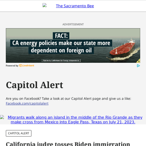 Judge tosses Biden immigration rule + $5B to fight CA overdoses? + Hurtado may run for Congress