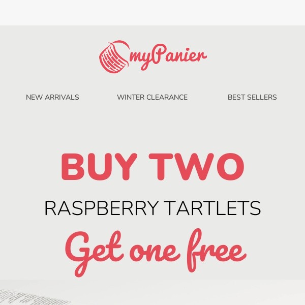 Bonne Maman Flash Sale ⚡ Raspberry Tartlets