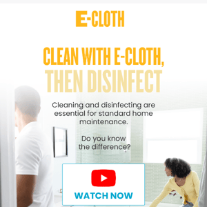 Cleaning vs. Disinfecting: Do You Know The Difference?🤔