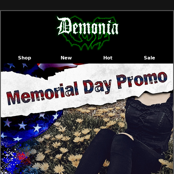 Shop Demonia thru 5/29 and earn 20% Cult Cash on every purchase!
