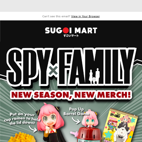 NEW Spy x Family Merch 🕵️‍♀️ - Sugoi Mart