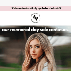 💥 Don't miss the Memorial Day Sale 💥