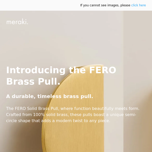 New Arrival: FERO Brass Pulls