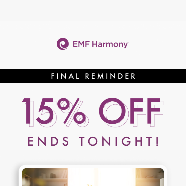 ⏰ Final Hours: Get 15% Off Your Order!