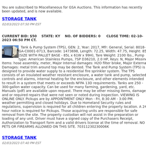 GSA Auctions Miscellaneous Update