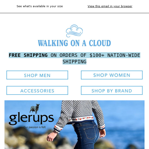 Get natural comfort with Glerups!