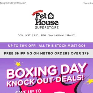 LAST CHANCE! Boxing Day Sale!