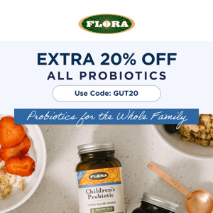 Your Gut is in Luck. Extra 20% OFF