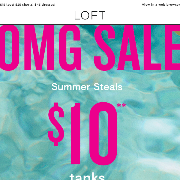 INSIDE: summer must-haves ON SALE