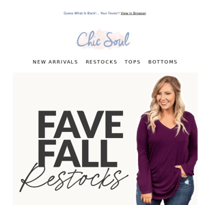 Shop The Faves Of Fall! 🎃😍