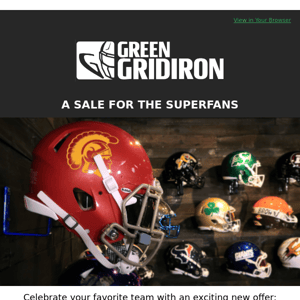 What Makes A Helmet A Collectible? – Green Gridiron, Inc.