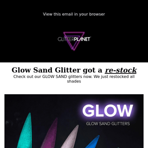 GLOW Sand RESTOCK + Last minute valentines Inspo