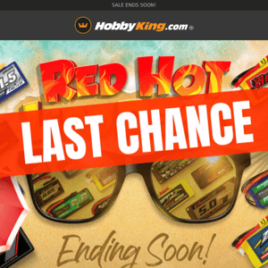 Hobby King, FINAL CALL FOR RED HOT LIPO DEALS!