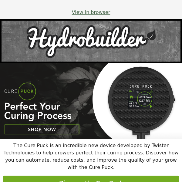 Perfect the Art of the Cure with Cure Puck 💪