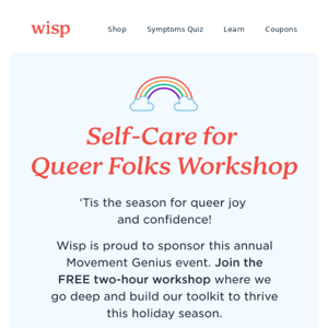 🌈 A Free Self-Care Workshop for the Holidays