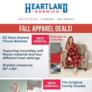Cozy UP with New Fall Apparel! 👚