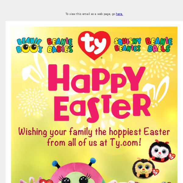 Wishing you a Hoppy Easter from your Beanie friends at Ty.com!