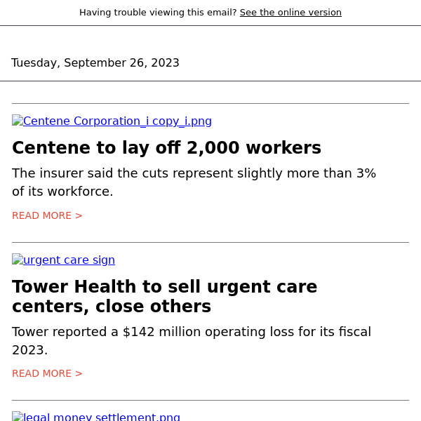 Centene to lay off 2,000 workers
