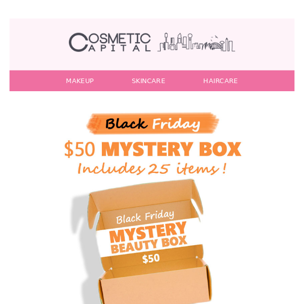 Don't miss our Black Friday Mystery Box! 💥