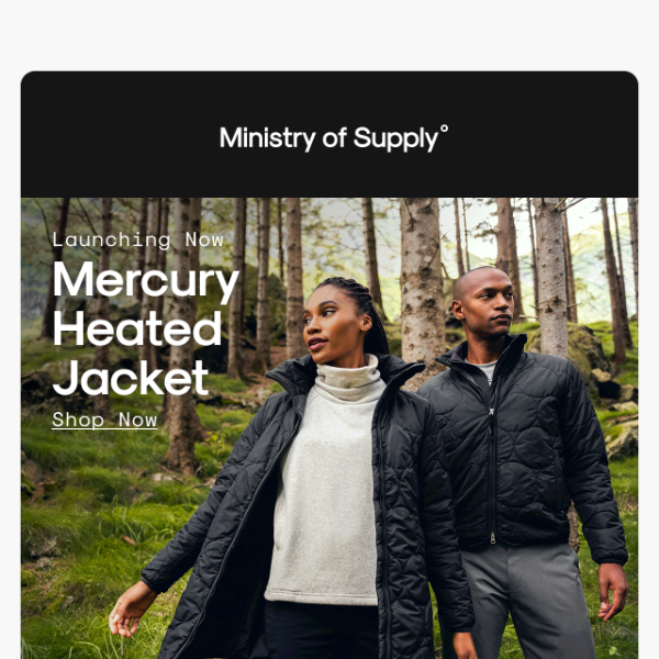 It’s finally here: Mercury Heated Jacket - Ministry Of Supply