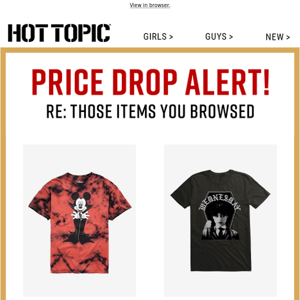 We've got your back. Hot Topic has gear from your favorite games.