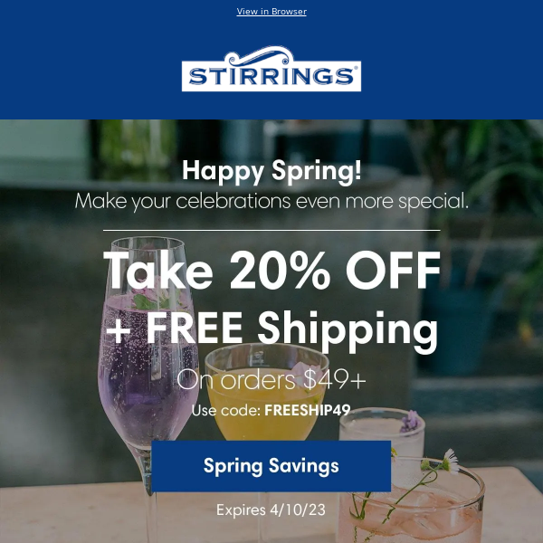 🌼 Sip into Springtime (20% OFF inside)