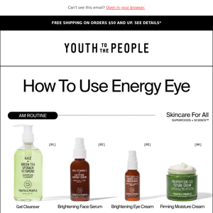 AM + PM: How to Use Energy Eye