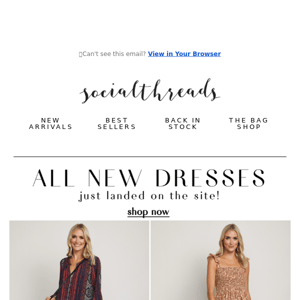 NEW NEW NEW 👉🍂 Fall dresses!