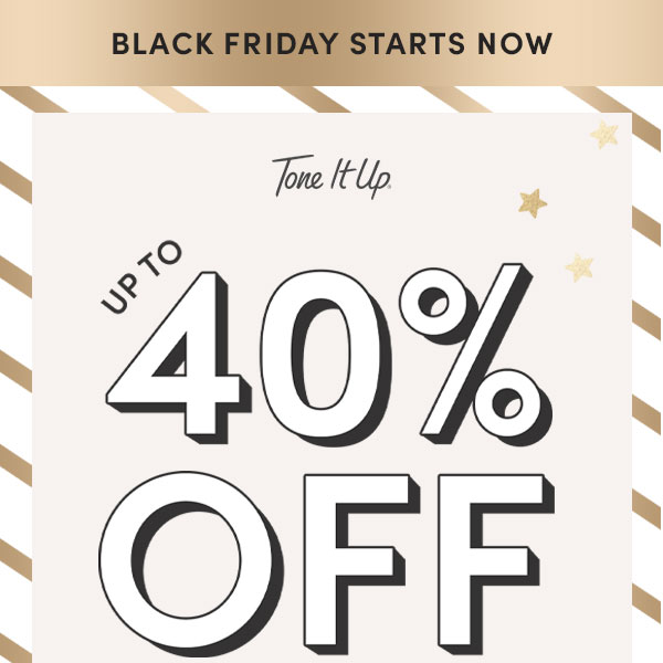 How does up to 40% off sound? 👀