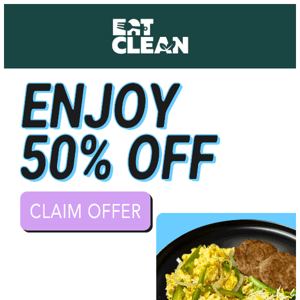 From Our Chefs, With Love: 50% OFF!