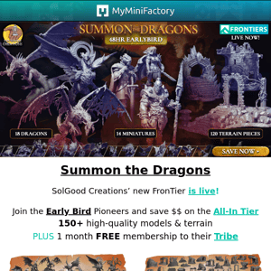 SolGood Creations’ new FronTier, Summon the Dragons is live! 🐉
