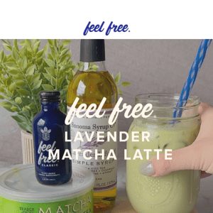 Mix up a Lavender Matcha Latte